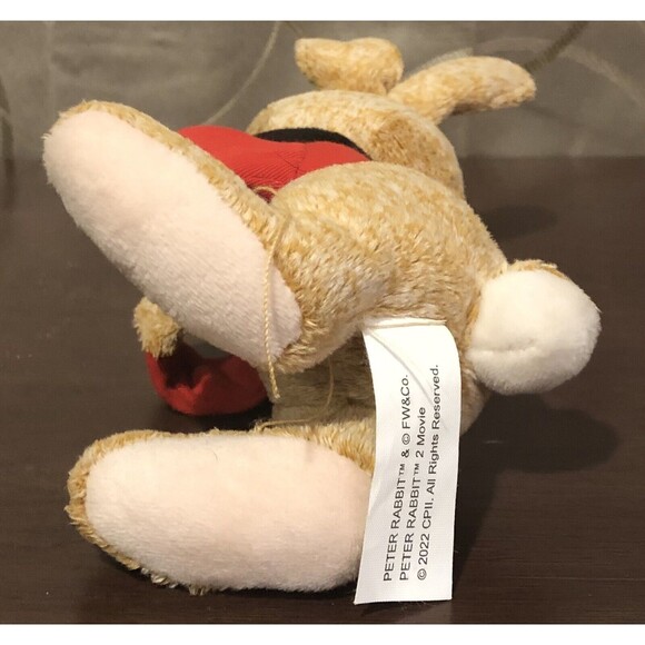 Peter Rabbit 2  2022 Plush Slap Bracelet Hugging Bunny 9” Stuffed Animal Bunny - Picture 8 of 11